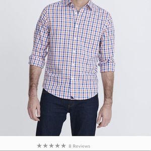 Men’s regular fit, large tall, Untuckit shirt